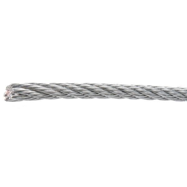 Cable acero galvanizado.