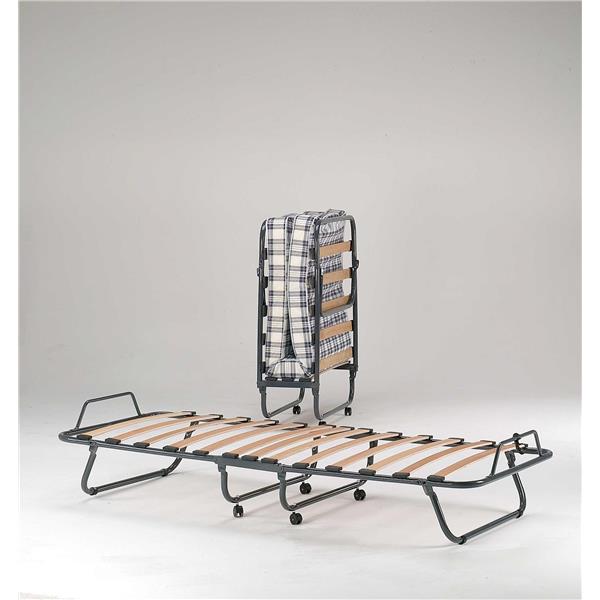 Cama plegat&iacute;n con colch&oacute;n.