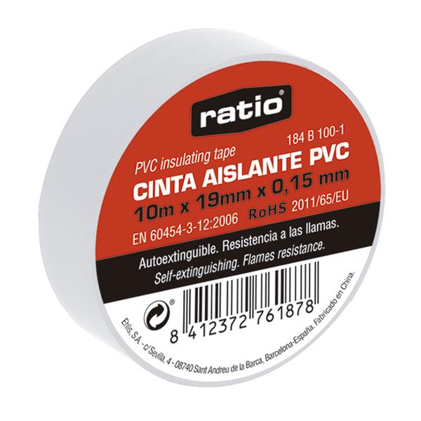 Cinta aislante PVC.