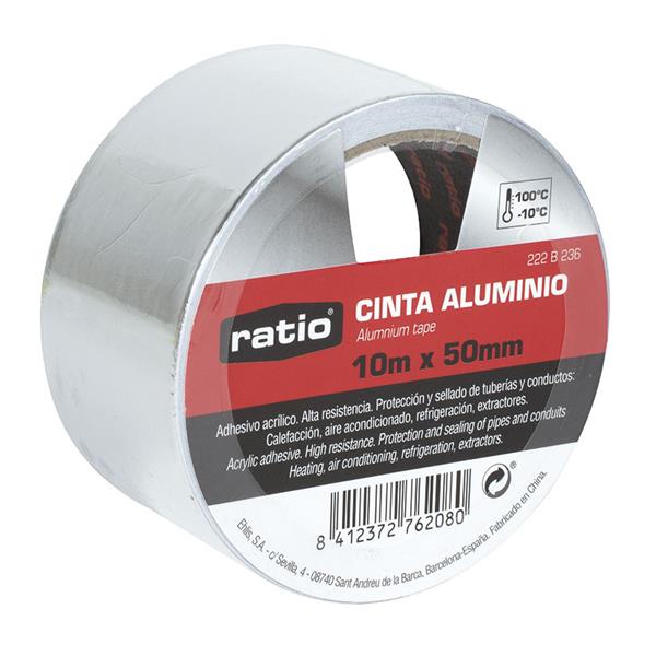 Cinta de aluminio.