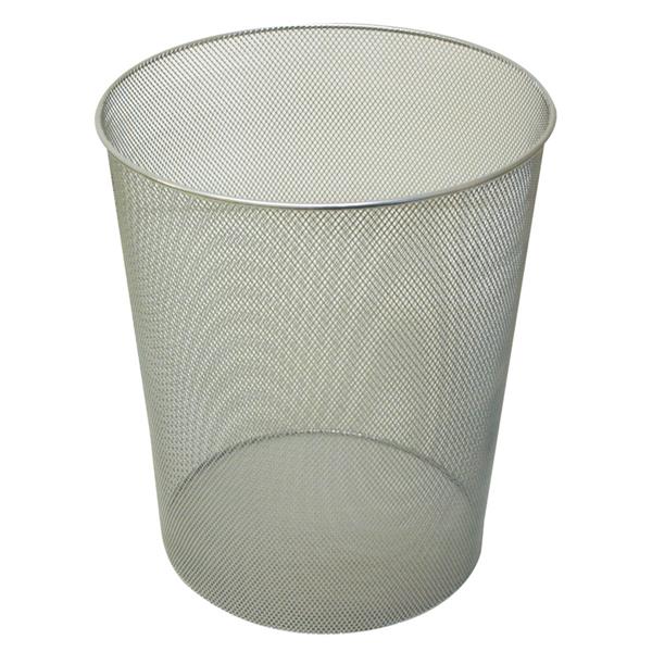 Papelera rejilla metálica