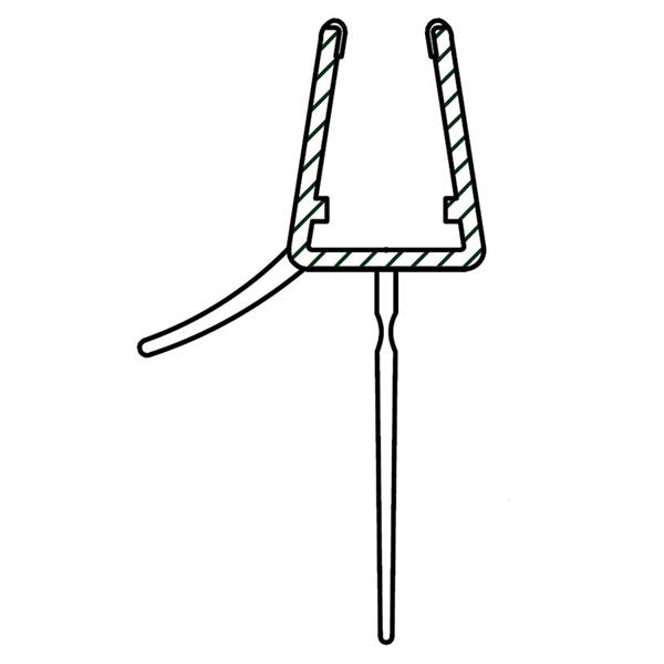 Perfil recambio para mampara.