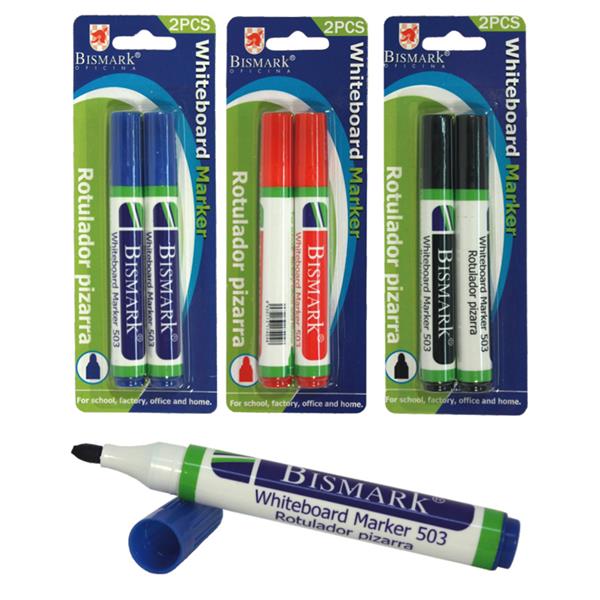 Blister 2 un.rotulador para pizarra.
