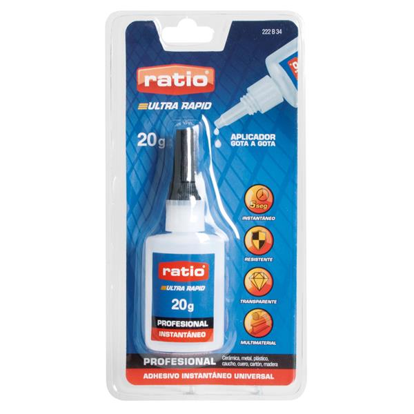 Adhesivo instantáneo 20 gr.
