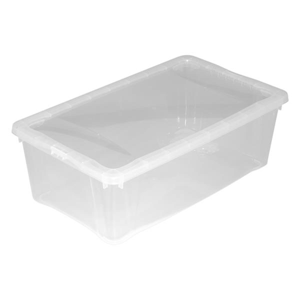 Caja de ordenación multiusos 5L 33x20xh.11cm transparente.