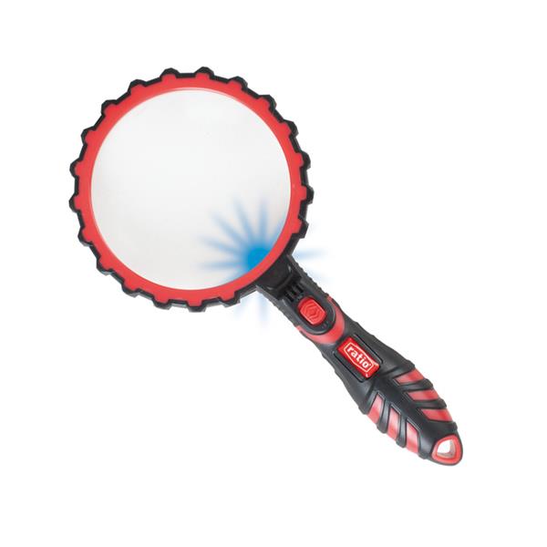 Lupa Ø75mm (2.2x) con luz LED.