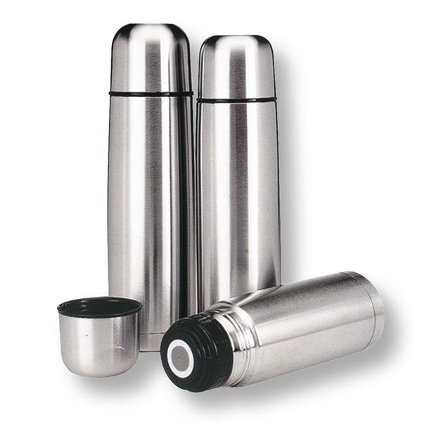 Termo acero inox. 0,75 l.