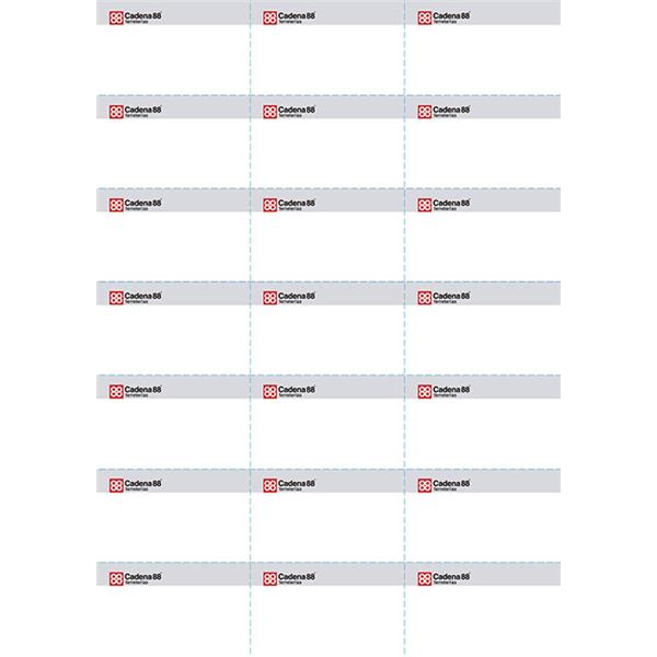 ETIQUETERO PRECIOS C88 70X40 100 HO