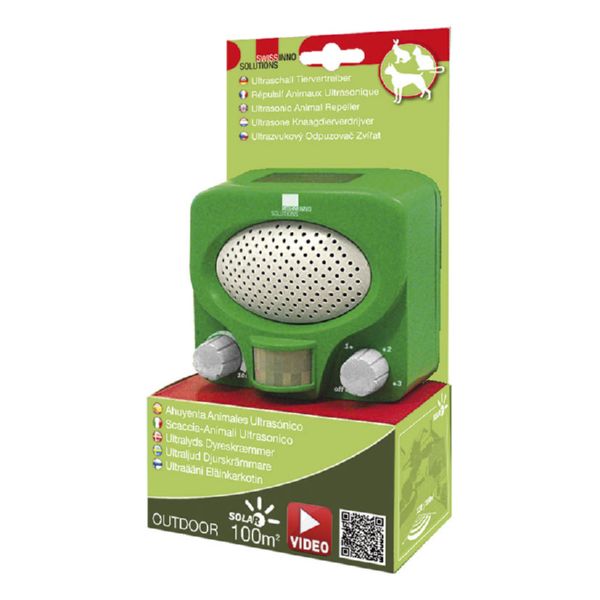 Ahuyentador animales (perros , gatos) ultrasónicos solar. 10
