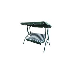 Balancín 3 plazas 180x115x157 cm. Color verde.