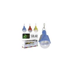 Bombilla solar juego 4 piezas colores surtidos 15,5 cm