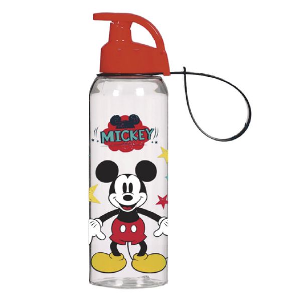Botella pp Mickey Mouse 500 mml. con correa