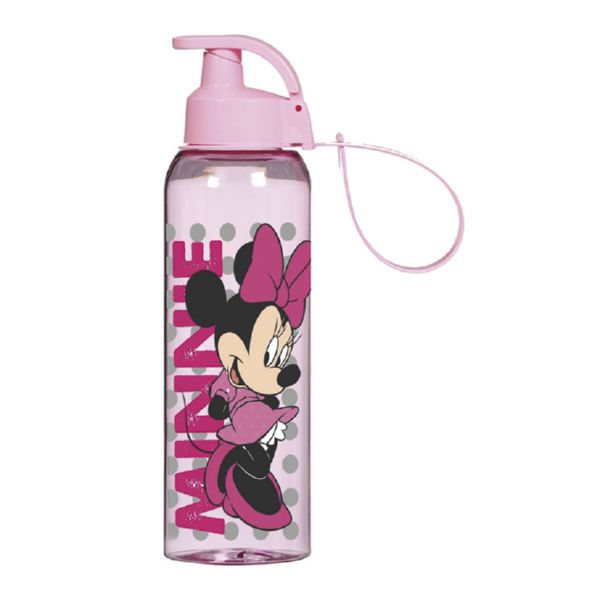 Botella pp Minnie Mouse 500 ml. con correa