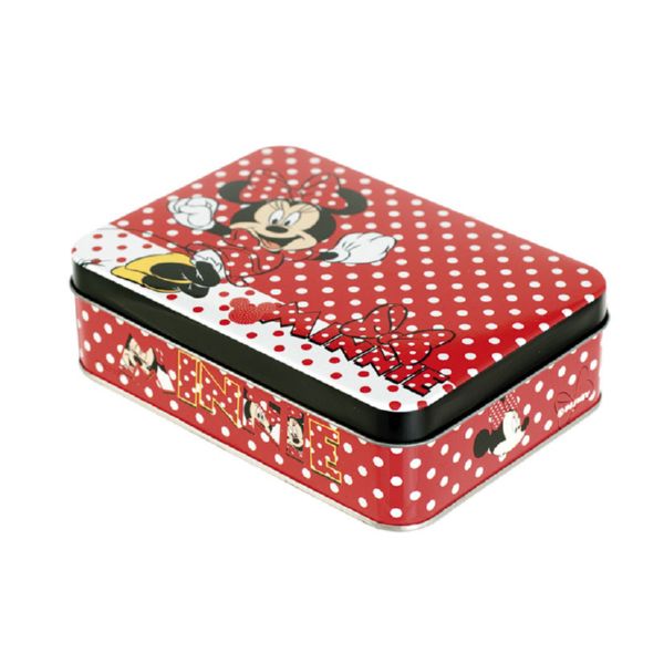 Caja metal. Disney Minnie 20x13xh7 cm. (Mín. 6 un.)