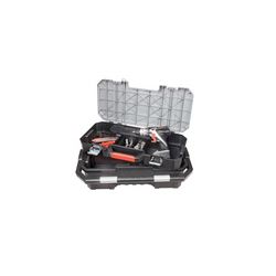 Caja portaherramientas plástica 66 cm. 2en1.