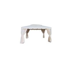 Carpa aluminio 3x4 m. Cortinas incluidas.