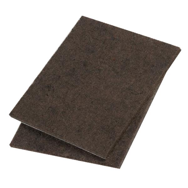 FIeltro marrón. 100x100 mm.