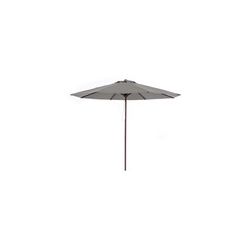 Parasol aluminio 3x3 m. Imitación madera. Color crudo. Recli