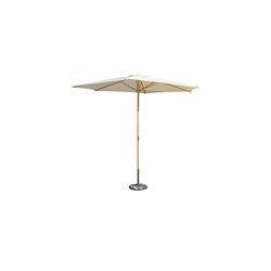 Parasol madera 3 m. Color crudo.