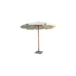 Parasol madera 3 m. Color crudo. Polea