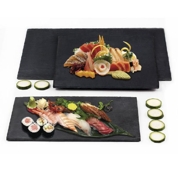 Plato pizarra rectangular 38x26 cm. (Mín. 4 unidades)