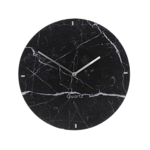 Reloj Cristal acabado Mármol 30 cm.