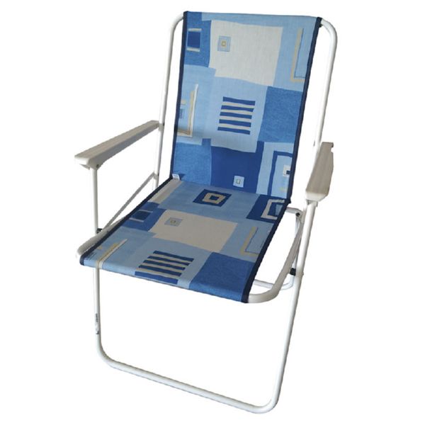 Sillón acero fijo acolchado 10 mm.