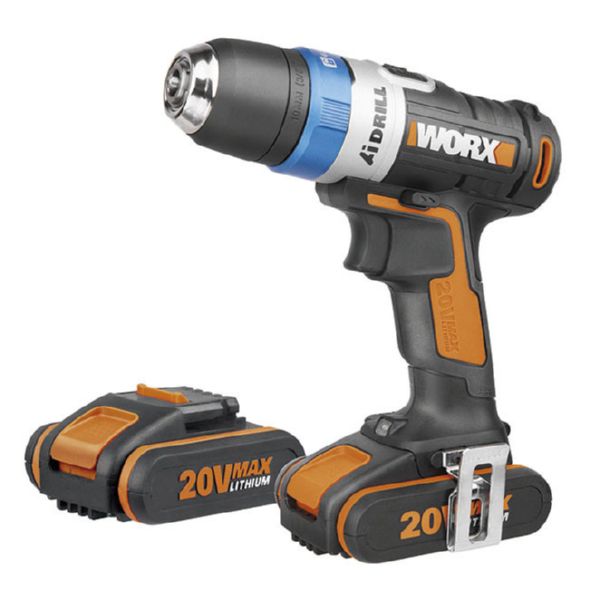 WORX ATORNILLADOR TALADRO WX178.1    20V  2 baterías 2.0 Ah AI DRILL